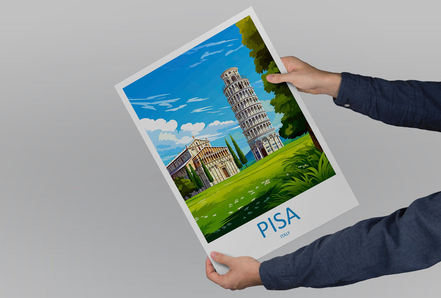 Pisa Travel Print Wall Art Pisa Wall Hanging Home Décor Pisa Gift Art Lovers Italy Art Lover Gift Pisa Print Pisa Travel Gift Poster