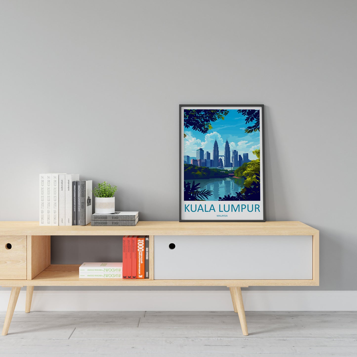 Kuala Lumpur Travel Print Wall Decor Kuala Lumpur Poster Kuala Lumpur Travel Print Art Kuala Lumpur Illustration Malaysia