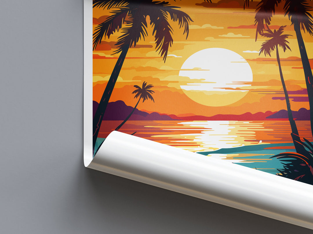 Cancun Travel Print Wall Art Cancun Wall Hanging Home Decoration Cancun Gift Art Lovers Wall Art Print Art Cancun Wall Hanging Poster Decor
