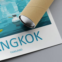 Bangkok Travel Print Wall Art Bangkok Wall Hanging Home Decor Bangkok Gift Art Lovers Wall Art Thailand Travel Print Gift Thai Travel Art
