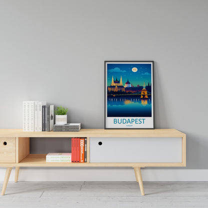 Budapest Travel Print Wall Art Budapest Wall Hanging Home Décor Budapest Gift Art Lovers Hungary Art Lover Gift Budapest Wall Décor