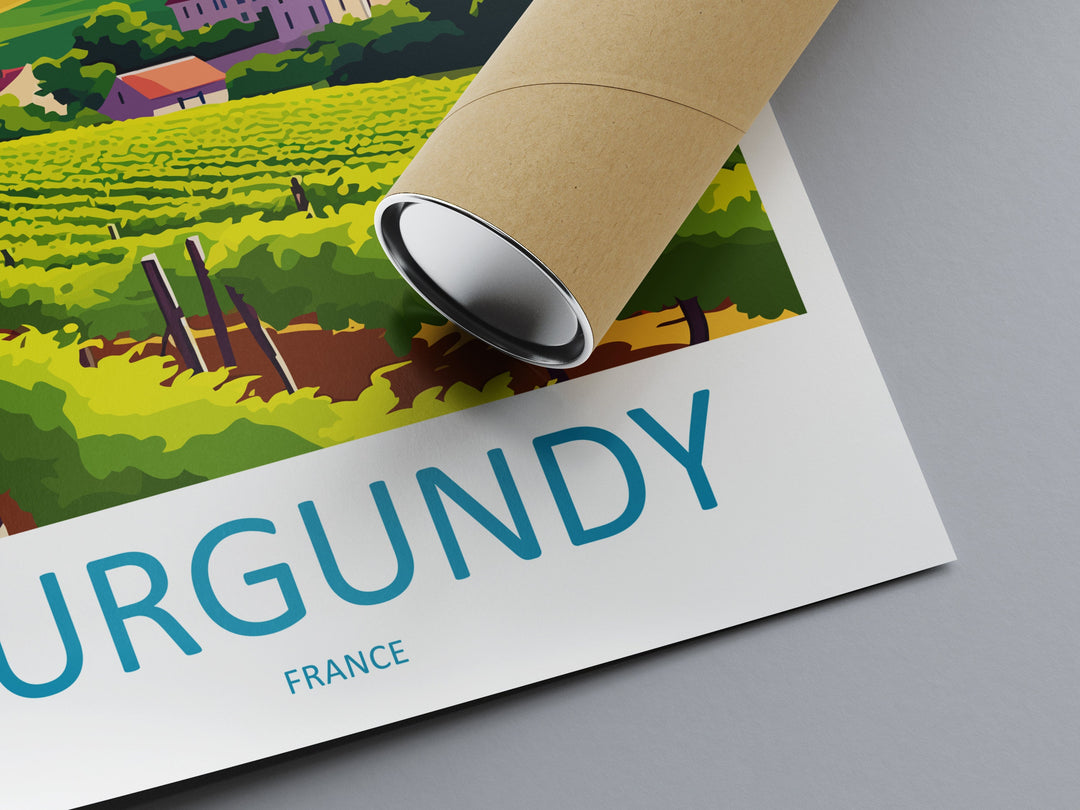 Burgundy Travel Print Wall Art Burgundy Wall Hanging Home Decor Burgundy France Gift Art Lovers Wall Art Print Art Burgundy Wall art