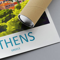 Athens Travel Print Wall Art Athens Greece Wall Hanging Home Decoration Athens Gift Art Lovers Wall Art Print Athens Greece Wall Poster Art