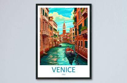 Venice Travel Print Wall Art Venice Italy Wall Hanging Home Decoration Venice Gift Art Lovers Wall Art Print Venice Italy St. Mark's Square