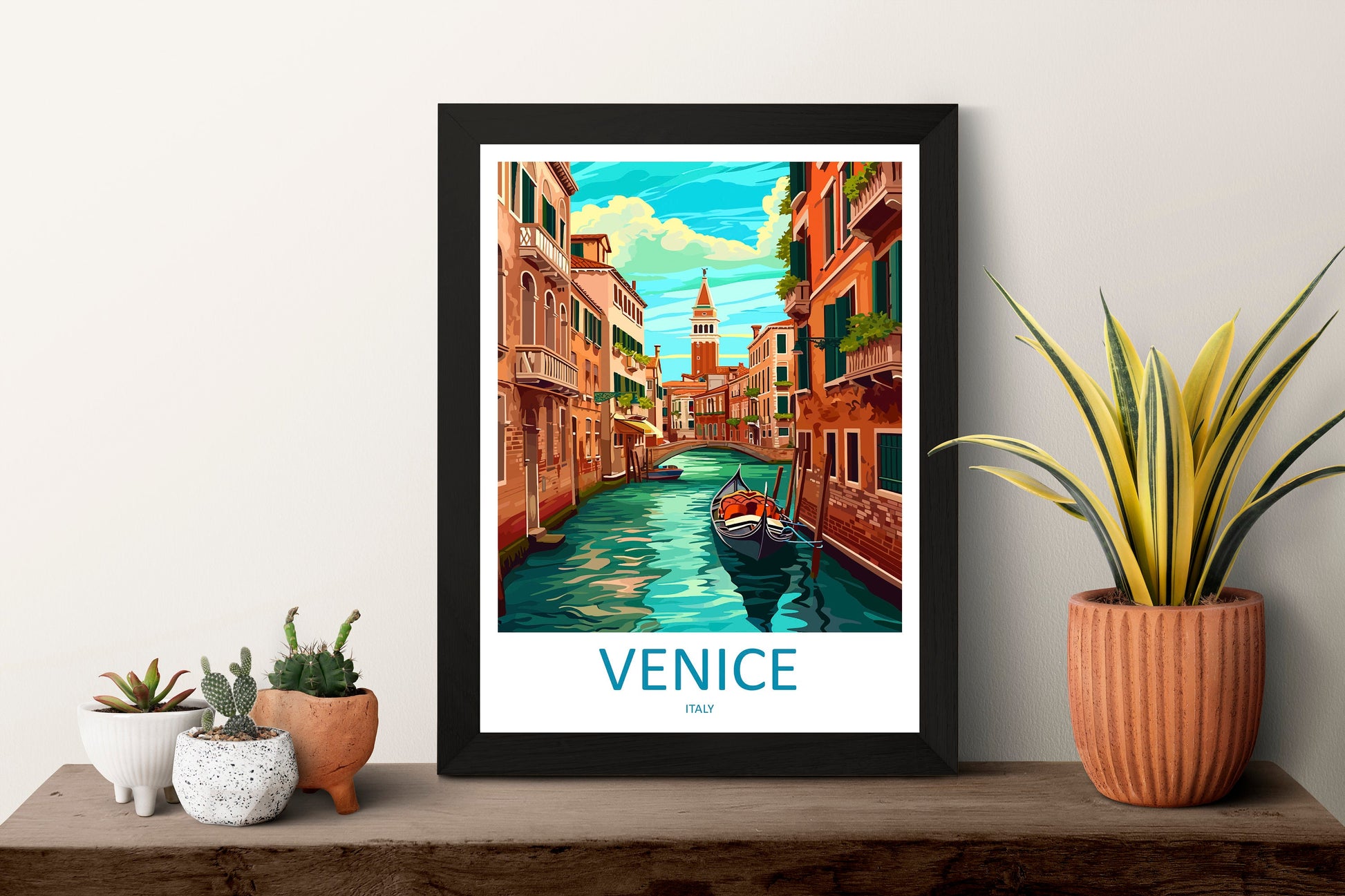 Venice Travel Print Wall Art Venice Italy Wall Hanging Home Decoration Venice Gift Art Lovers Wall Art Print Venice Italy St. Mark's Square