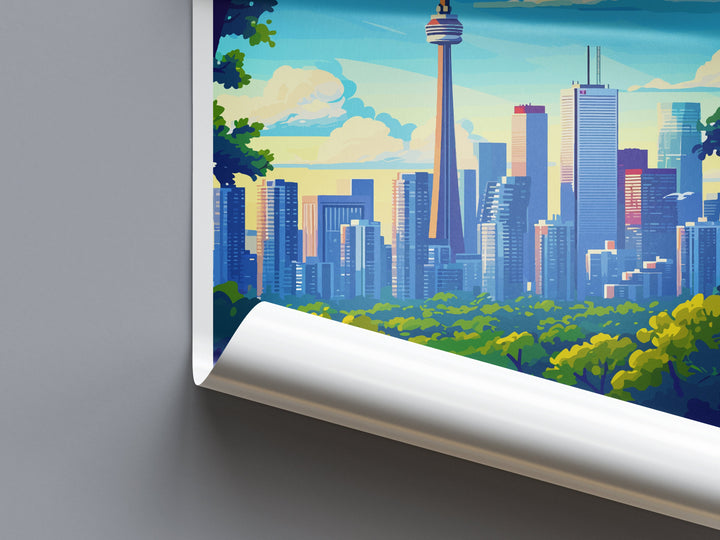 Toronto Travel Print Wall Art Toronto Wall Hanging Home Décor Toronto Gift Art Lovers Canada Art Lover Gift Toronto Gift