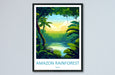 Amazon Rainforest Travel Print Wall Art Amazon Rainforest Wall Hanging Home Decor Amazon Rainforest Gift Art Lovers Wall Art Print Art