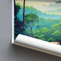Amazon Rainforest Travel Print Wall Art Amazon Rainforest Wall Hanging Home Decor Amazon Rainforest Gift Art Lovers Wall Art Print Art