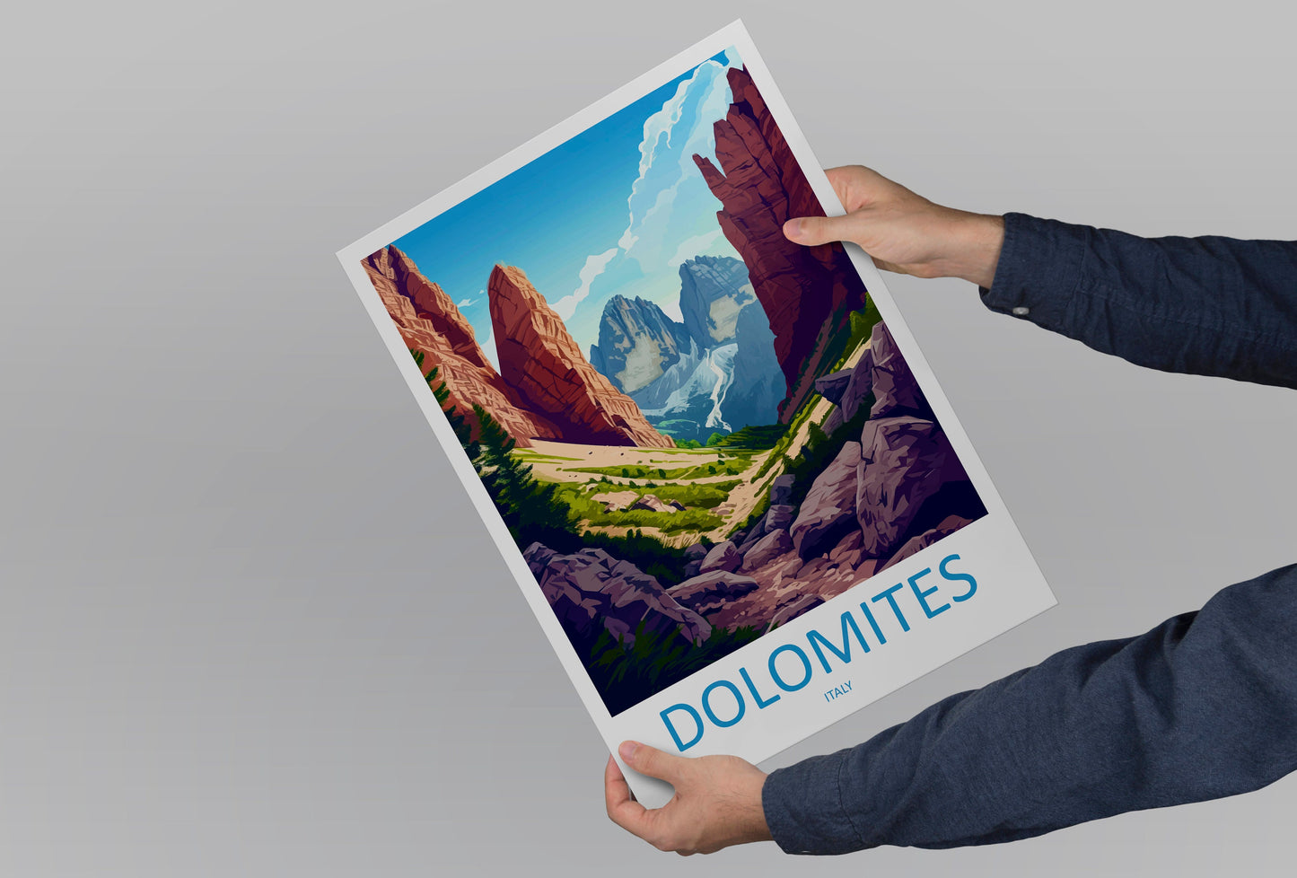 Dolomites Travel Print Dolomites Home Décor Dolomitic Alps Art Print Dolomite Mountains Room Print For Italian Mountains Gift Art Poster Art