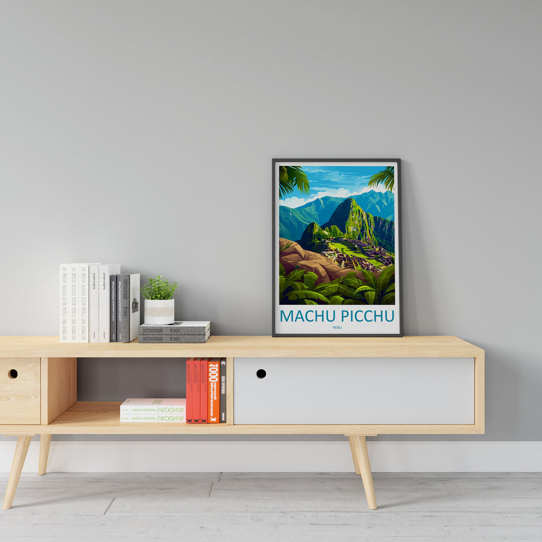 Machu Picchu Travel Print Wall Art Machu Picchu Wall Hanging Home Décor Machu Picchu Gift Art Lovers Peru Art Lover Gift Peru