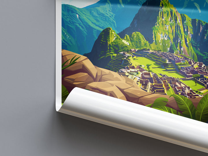 Machu Picchu Travel Print Wall Art Machu Picchu Wall Hanging Home Décor Machu Picchu Gift Art Lovers Peru Art Lover Gift Peru