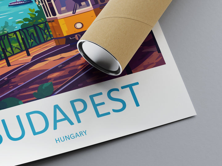 Budapest Travel Print Wall Art Budapest Wall Hanging Home Décor Budapest Gift Art Lovers Hungary Art Lover Gift Budapest Wall Décor