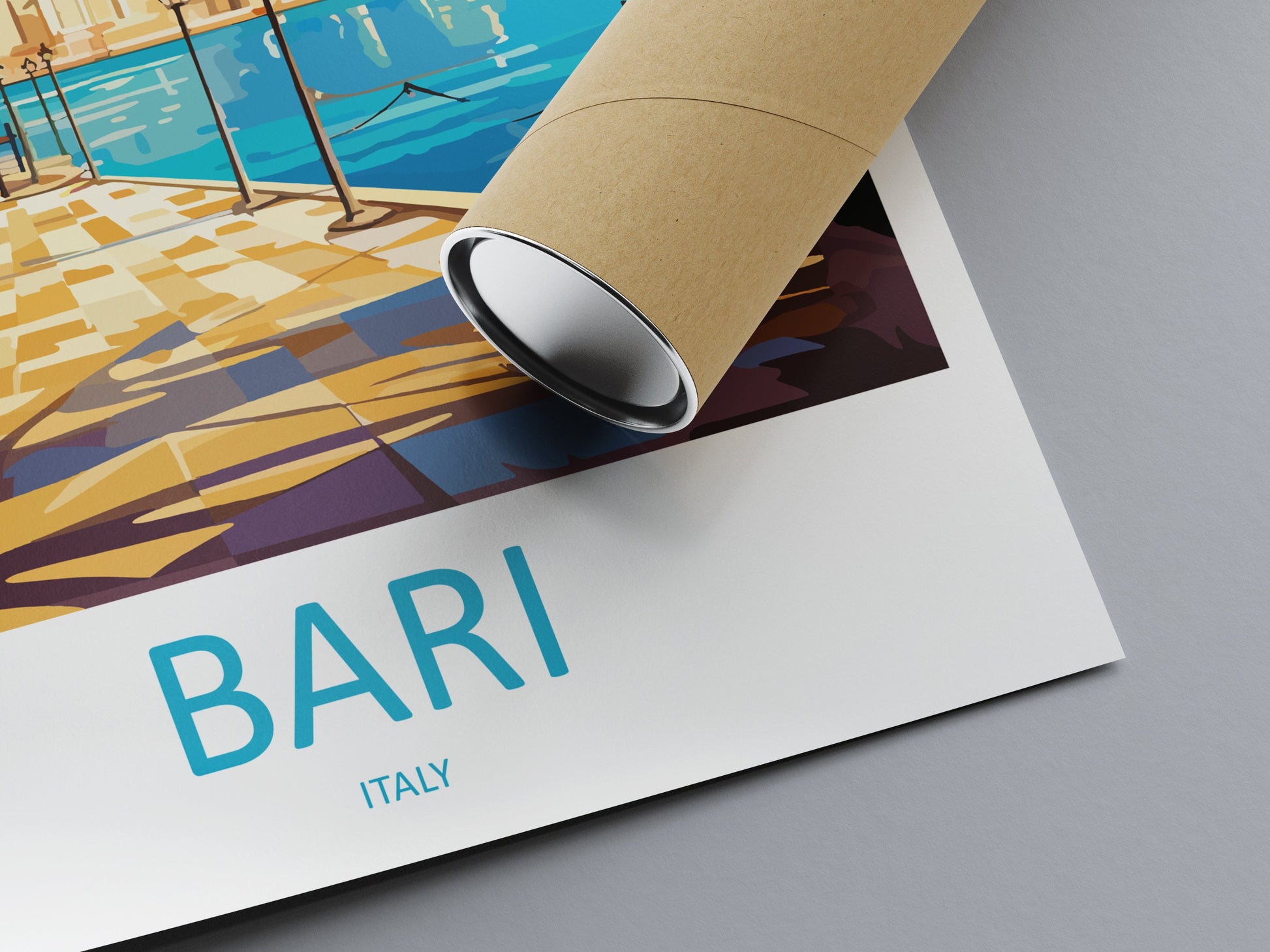 Bari Travel Print Wall Art Bari Italy Wall Hanging Home Decoration Bari Gift Art Lovers Wall Art Print Bari Italy