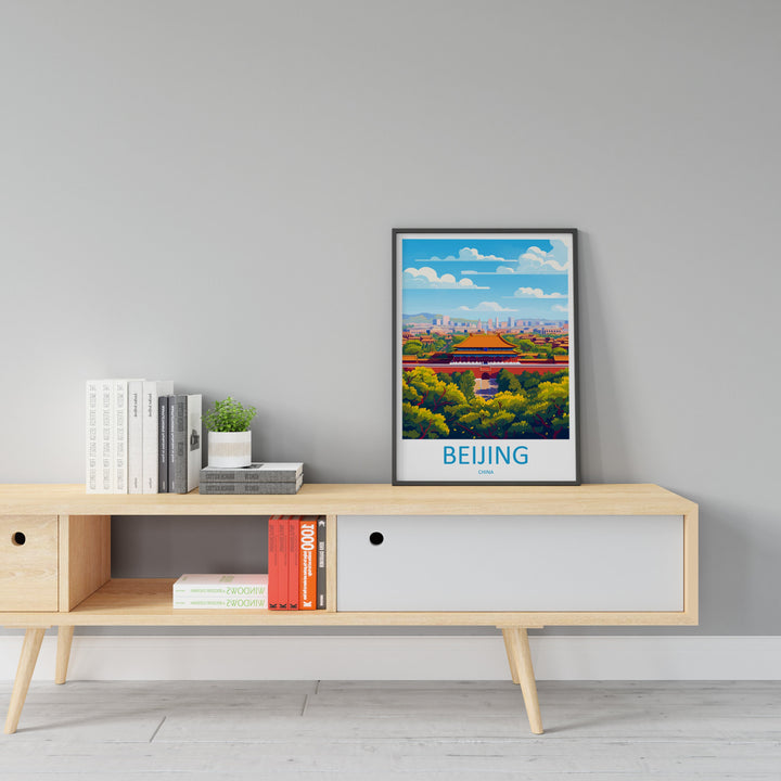 Beijing Travel Print Wall Art Beijing Wall Hanging Home Décor Gift Beijing Art Lovers China Beijing Art Gift Lover Print