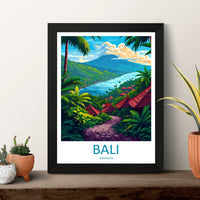 Bali Travel Print Wall Art Bali Wall Hanging Home Décor Bali Gift Art Lovers Indonesia Art Lover Gift Bali Travel Art Poster
