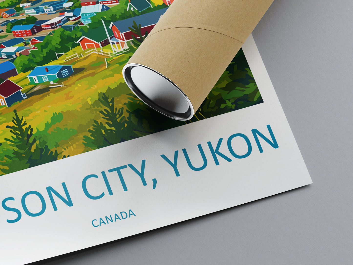Dawson City Travel Print Wall Art Dawson City Wall Hanging Home Décor Dawson City Gift Art Lovers Canada Art Lover Gift