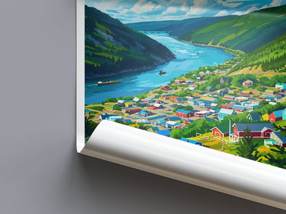 Dawson City Travel Print Wall Art Dawson City Wall Hanging Home Décor Dawson City Gift Art Lovers Canada Art Lover Gift