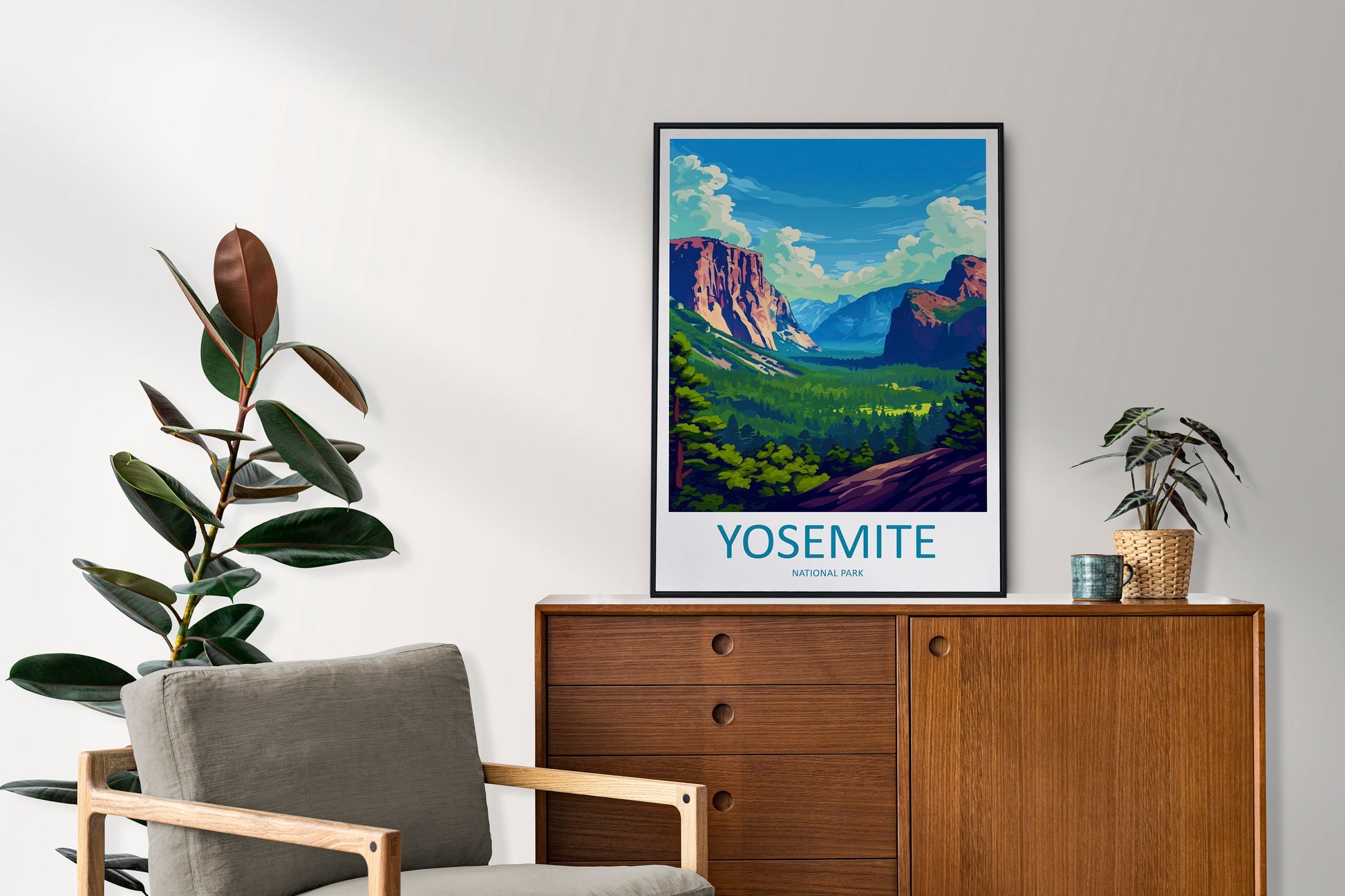 Yosemite Travel Print Wall Art Yosemite Wall Hanging Home Decor National Park Gift Yosemite Lovers National Park Wall Yosemite National Park