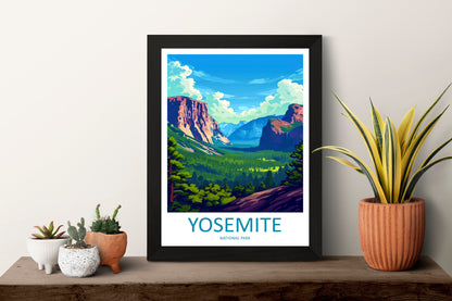 Yosemite Travel Print Wall Art Yosemite Wall Hanging Home Decor National Park Gift Yosemite Lovers National Park Wall Yosemite National Park
