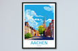 Aachen Travel Print Wall Art Aachen Wall Hanging Home Décor Aachen Gift Art Lovers Germany Art Lover Gift Aachen Art Travel Gift