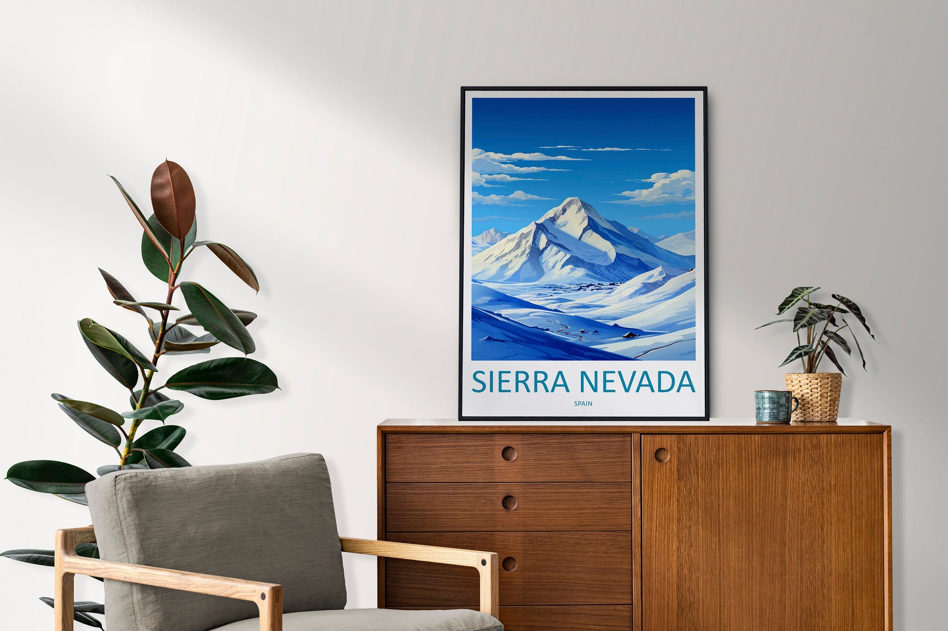 Sierra Nevada National Park Travel Print Wall Art Sierra Nevada National Park Wall Hanging Home Décor Sierra Nevada National Park Gift Art