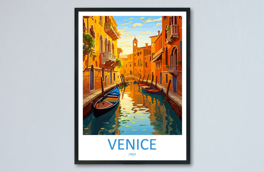 Venice Travel Print Wall Art Venice Italy Wall Hanging Home Decoration Venice Gift Art Lovers Wall Art Print Venice Italy St. Mark's Square