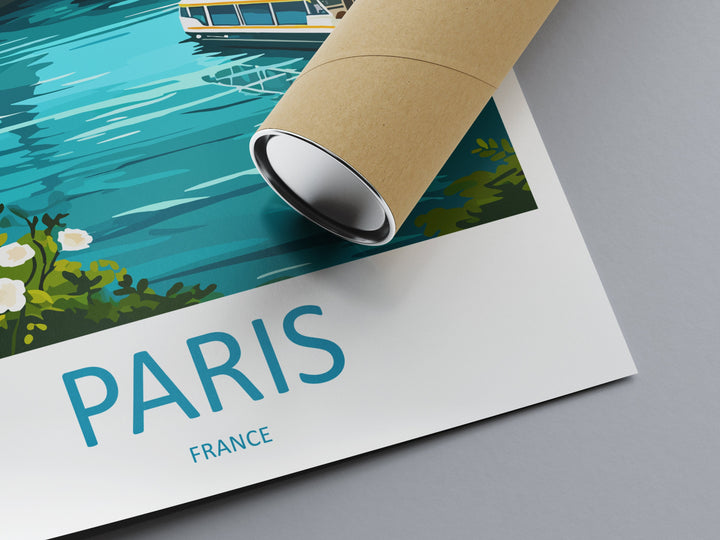 Paris Travel Print Wall Art Paris Wall Hanging Home Décor Paris Gift Art Lovers France Art Lover Gift Paris Print France Wall Art Décor