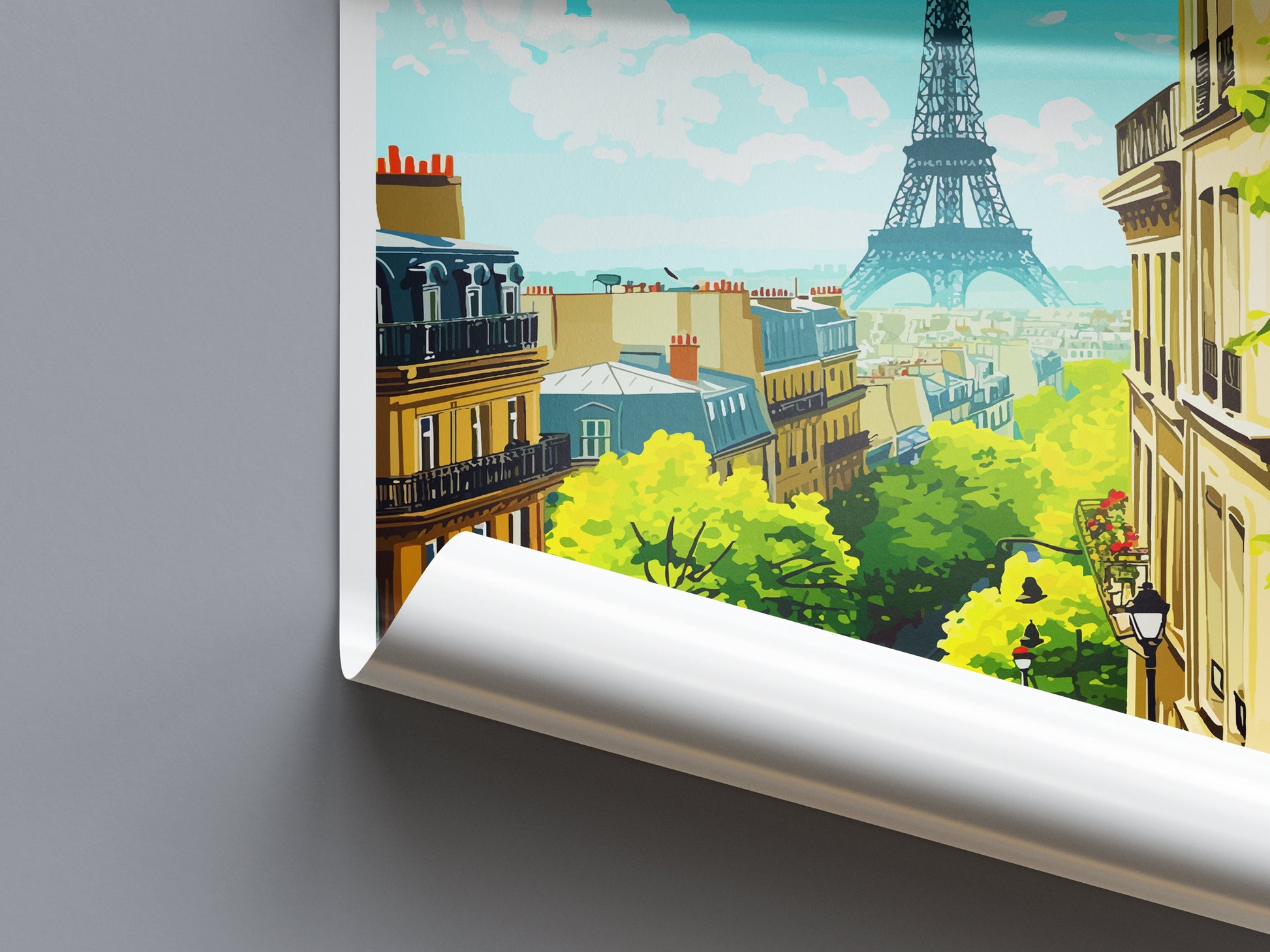 Paris Travel Print Wall Art Paris Wall Hanging Home Décor Paris Gift Art Lovers France Art Lover Gift Paris Print France Wall Art Décor