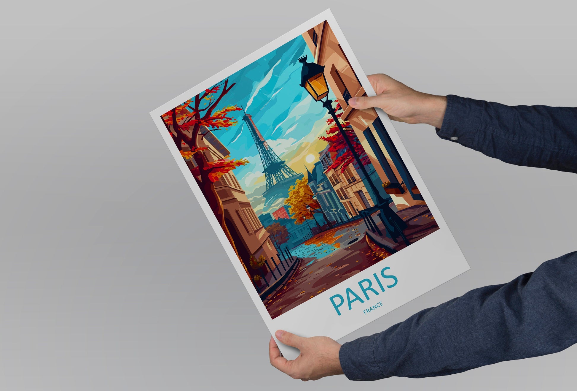Paris Travel Print Wall Art Paris Wall Hanging Home Décor Paris Gift Art Lovers France Art Lover Gift Paris Print France Wall Art Décor