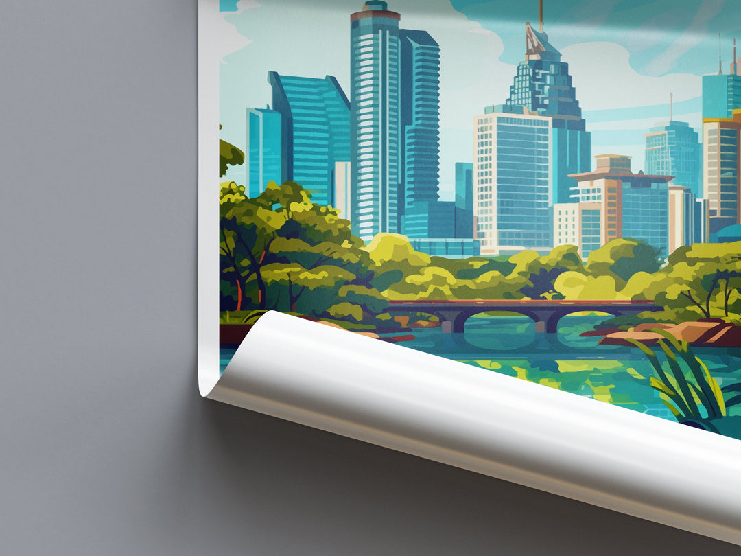 Bangkok Travel Print Wall Art Bangkok Wall Hanging Home Decor Bangkok Gift Art Lovers Wall Art Thailand Travel Print Gift Thai Travel Art