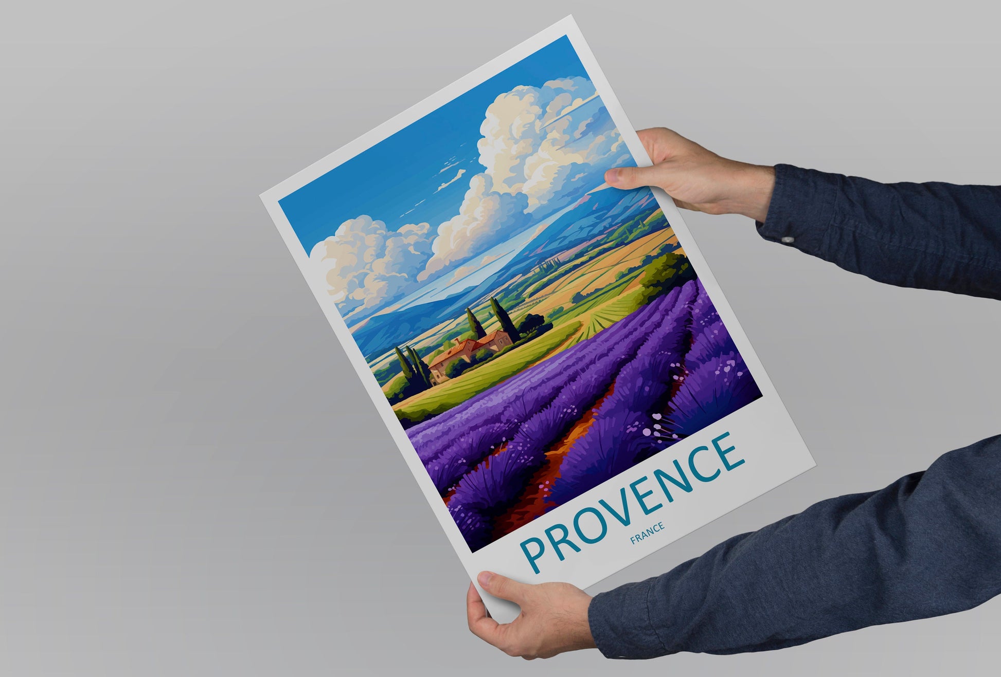 Provence Travel Print Wall Art Provence Wall Hanging Home Décor Provence Gift Art Lovers France Art Lover Gift Provence Art Provence Art