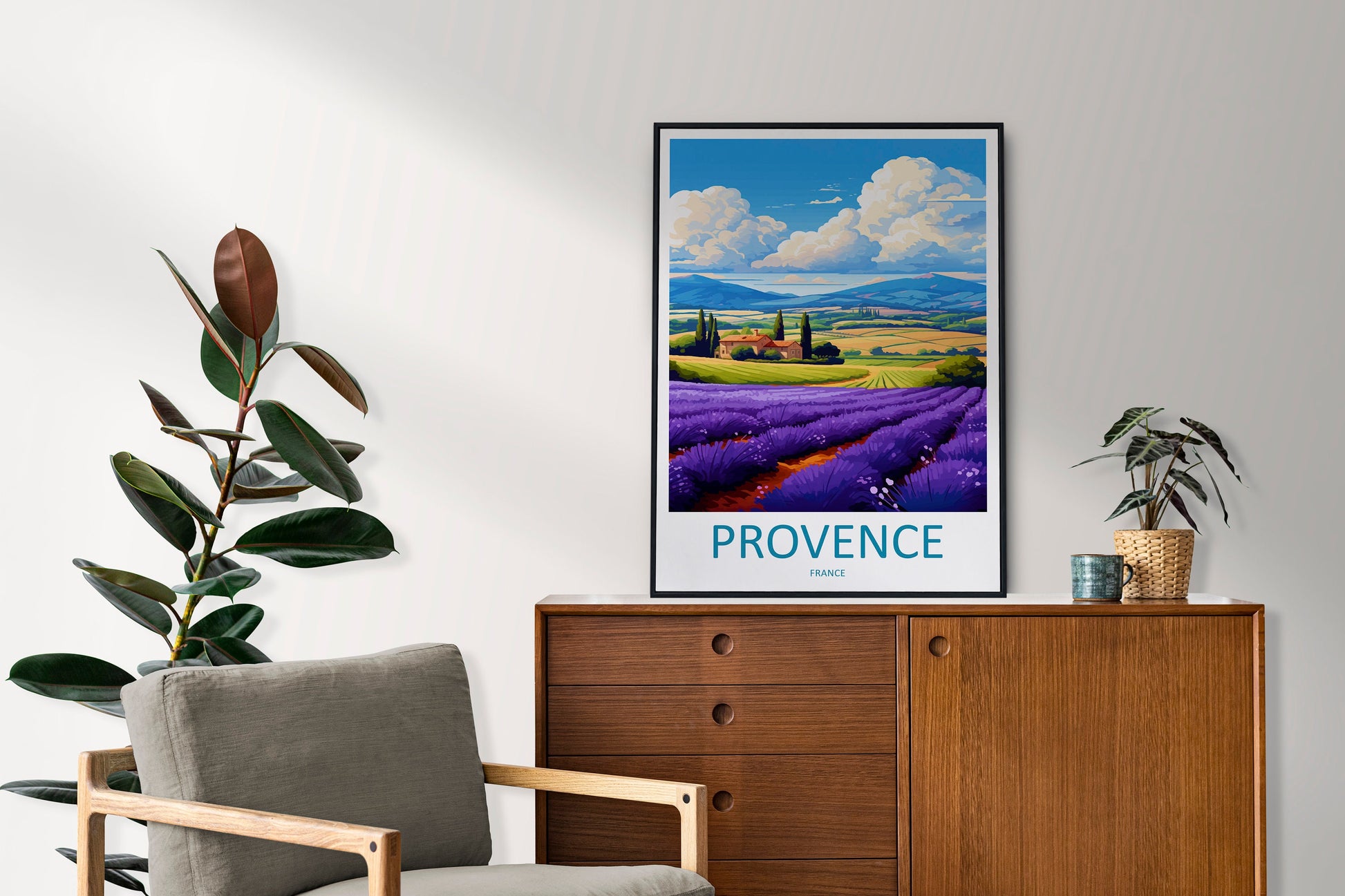 Provence Travel Print Wall Art Provence Wall Hanging Home Décor Provence Gift Art Lovers France Art Lover Gift Provence Art Provence Art