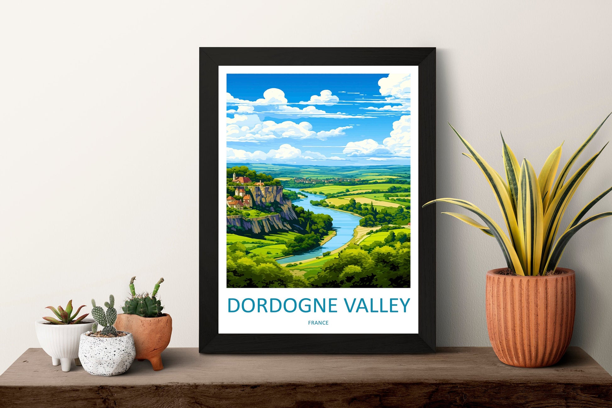 Dordogne Travel Print Wall Art Dordogne Wall Hanging Home Decoration Dordogne Gift Art Lovers Wall Art Print Art Dordogne Wall Hanging Art
