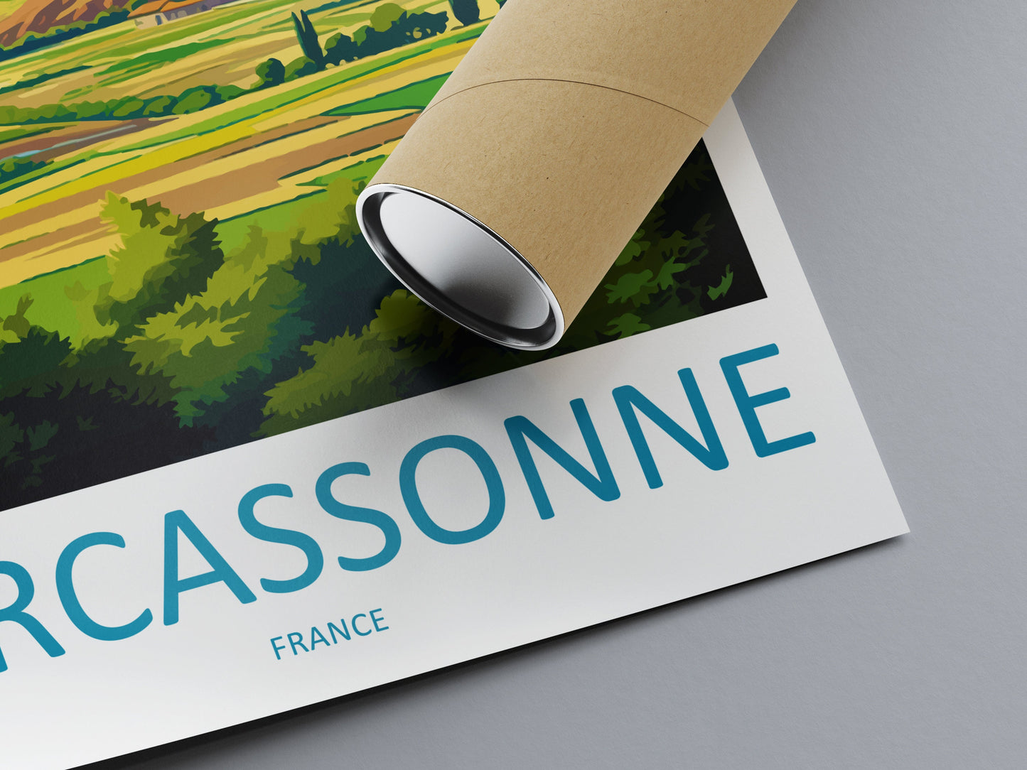 Carcassonne Travel Print Wall Art Carcassonne Wall Hanging Home Décor Carcassonne Gift Art Lovers France Art Lover Gift Carcassonne Poster