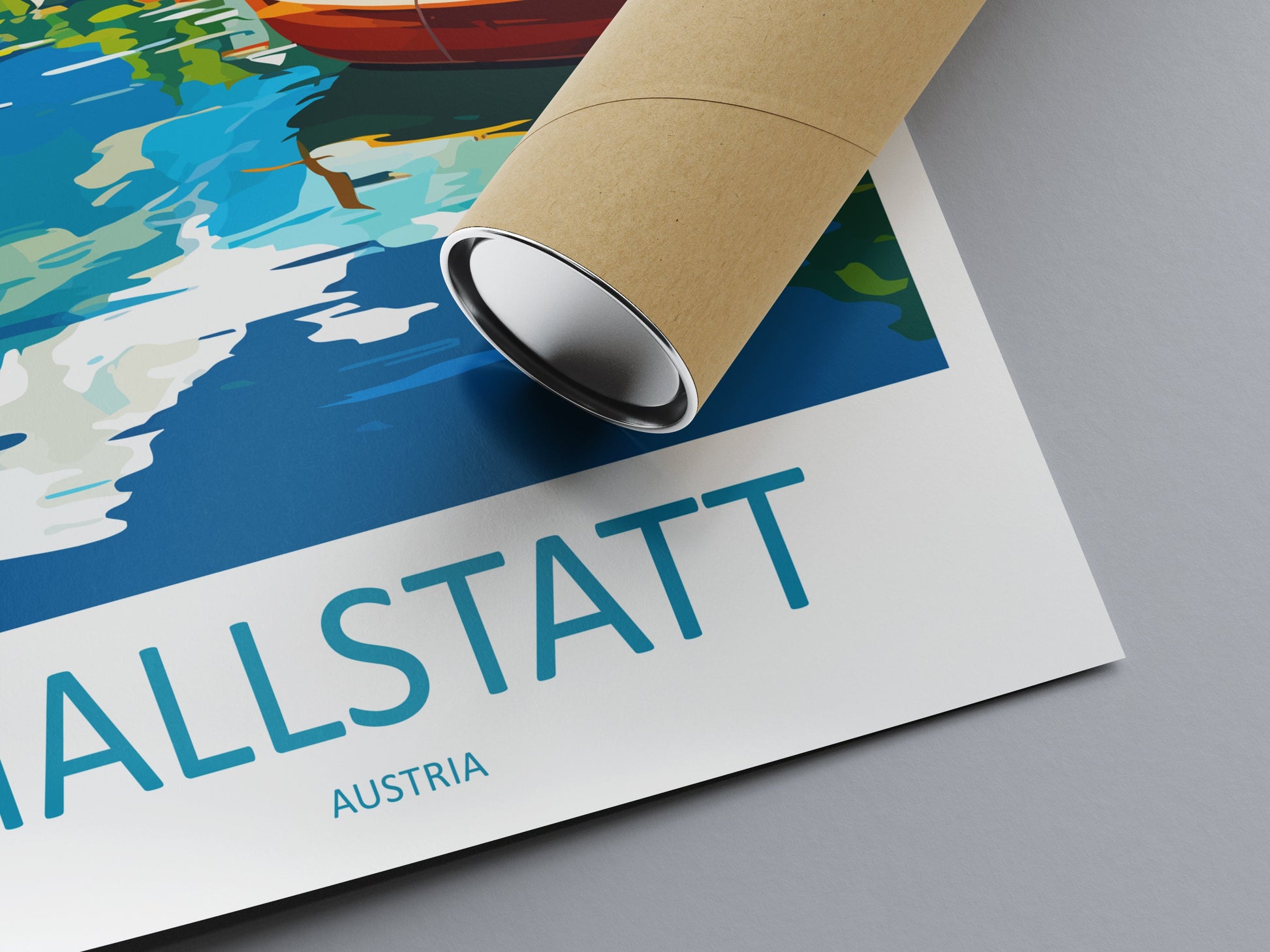 Hallstatt Lake Print Hallstatt Home Decor Art Print Austria Wall Art Alpine Mountain Gift Wall Hanging Hallstatt Scenery Poster Austria Art