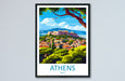 Athens Travel Print Wall Art Athens Greece Wall Hanging Home Decoration Athens Gift Art Lovers Wall Art Print Athens Greece Wall Poster Art
