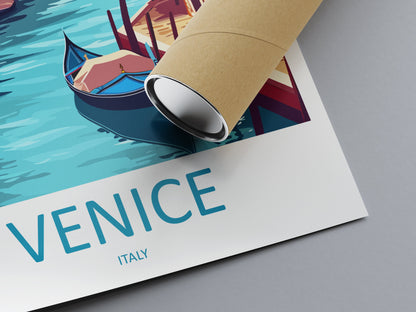 Venice Travel Print Wall Art Venice Italy Wall Hanging Home Decoration Venice Gift Art Lovers Wall Art Print Venice Italy St. Mark's Square