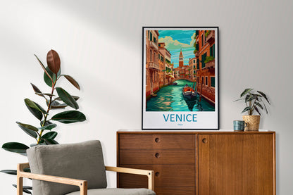 Venice Travel Print Wall Art Venice Italy Wall Hanging Home Decoration Venice Gift Art Lovers Wall Art Print Venice Italy St. Mark's Square
