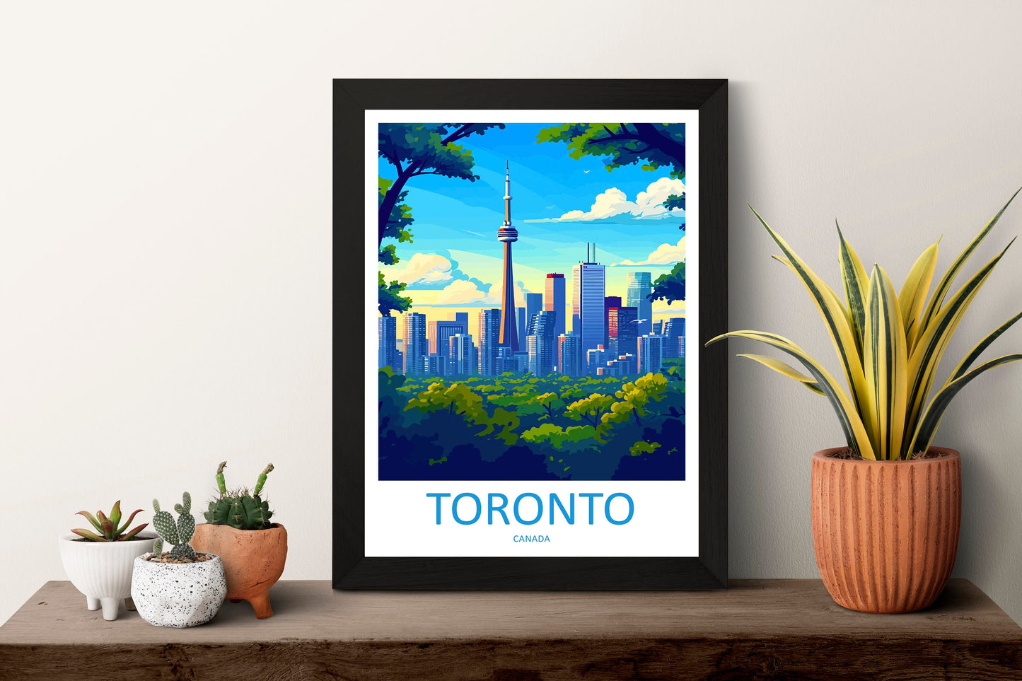 Toronto Travel Print Wall Art Toronto Wall Hanging Home Décor Toronto Gift Art Lovers Canada Art Lover Gift Toronto Gift