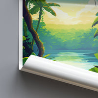 Amazon Rainforest Travel Print Wall Art Amazon Rainforest Wall Hanging Home Decor Amazon Rainforest Gift Art Lovers Wall Art Print Art