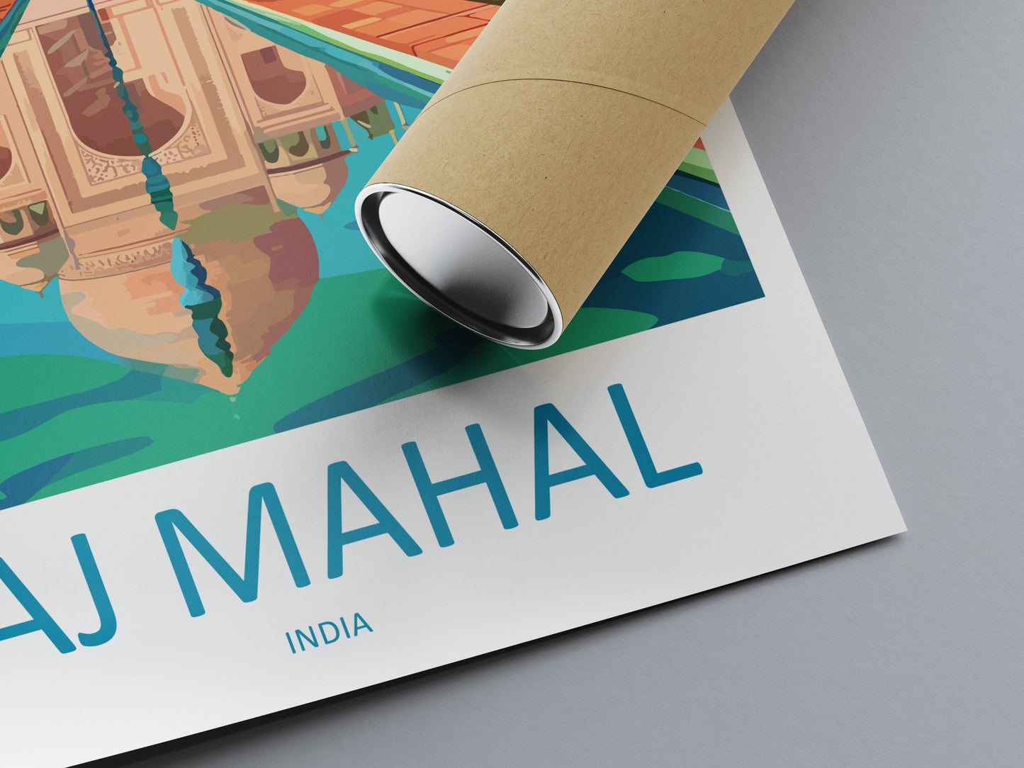 Taj Mahal Agro Travel Print Wall Art Taj Mahal Agro Wall Hanging Home Décor Taj Mahal Agro Gift Art Lovers India Art Lover Gift Wall Décor