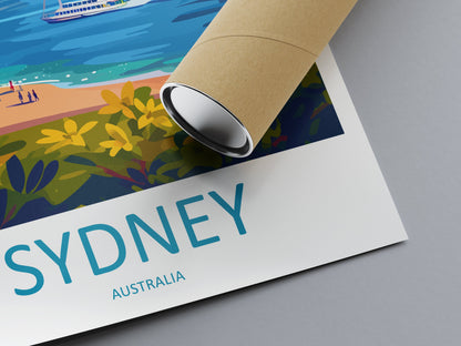Sydney Opera House Travel Print Wall Art Sydney Wall Hanging Home Décor Sydney Gift Art Lovers Wall Art Australia Travel Print Opera House