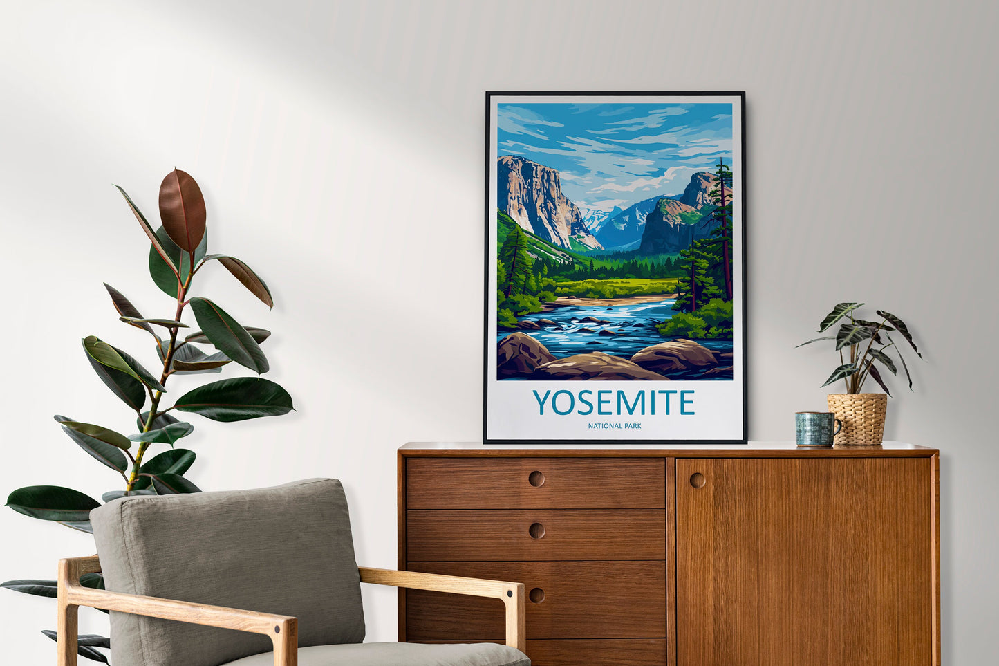 Yosemite Travel Print Wall Art Yosemite Wall Hanging Home Decor National Park Gift Yosemite Lovers National Park Wall Yosemite National Park