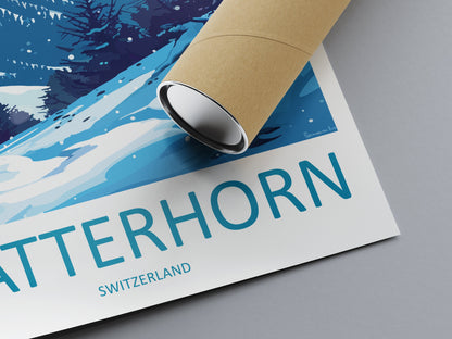 Matterhorn Travel Print Wall Art Matterhorn Wall Hanging Home Décor Matterhorn Gift Art Lovers Switzerland Art Lover Gift Matterhorn Travel