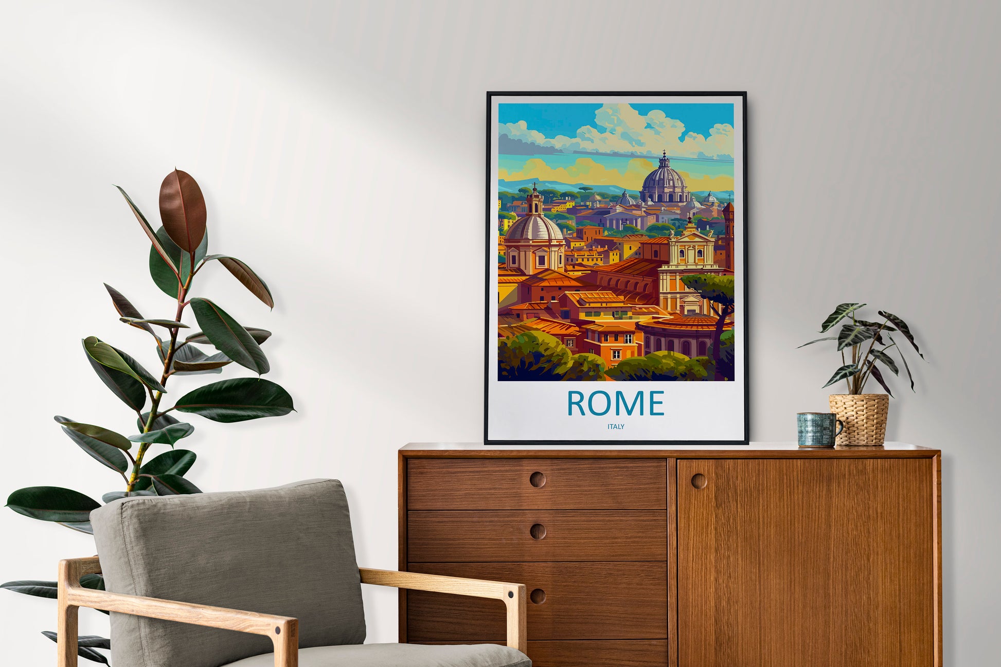 Rome Travel Print Wall Art Rome Wall Hanging Home Décor Rome Gift Art Lovers Italy Art Lover Gift Rome Print Italy Wall Art Decor