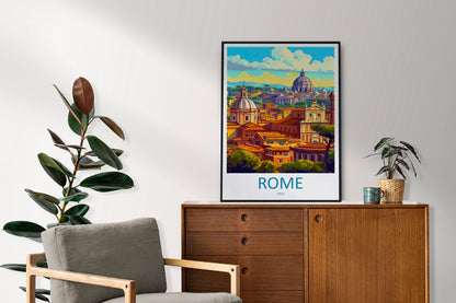 Rome Travel Print Wall Art Rome Wall Hanging Home Décor Rome Gift Art Lovers Italy Art Lover Gift Rome Print Italy Wall Art Decor