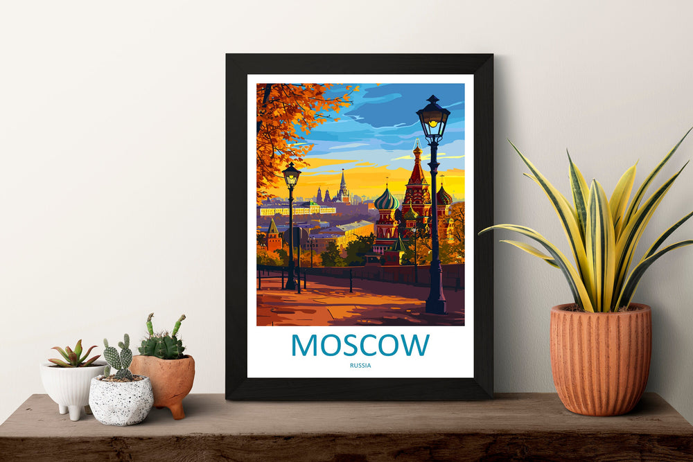 Moscow Print Moscow Home Decor Landscape Art Print Moscow Wall Art for Russia Enthusiast Gift Wall Hanging Moscow Russia Print