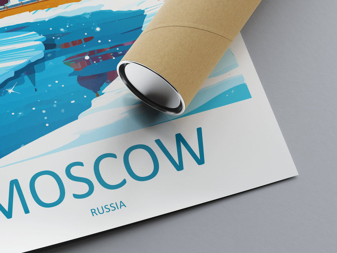 Moscow Print Moscow Home Decor Landscape Art Print Moscow Wall Art for Russia Enthusiast Gift Wall Hanging Moscow Russia Print