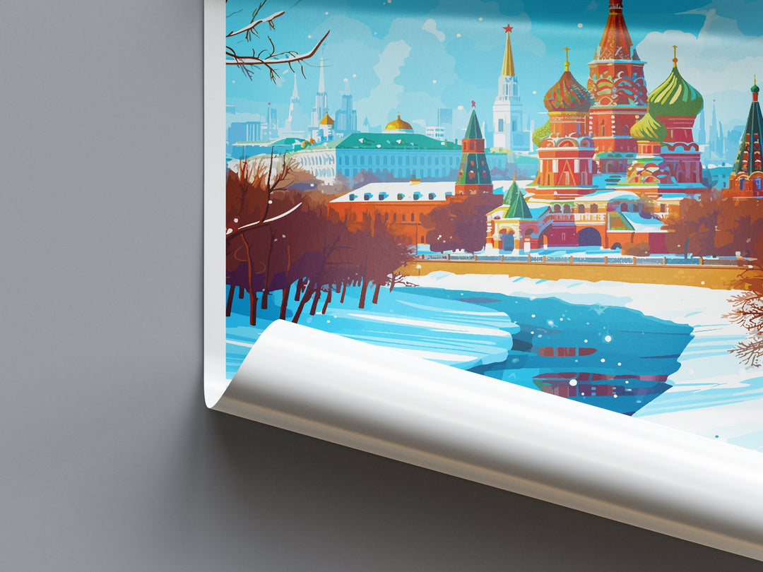 Moscow Print Moscow Home Decor Landscape Art Print Moscow Wall Art for Russia Enthusiast Gift Wall Hanging Moscow Russia Print