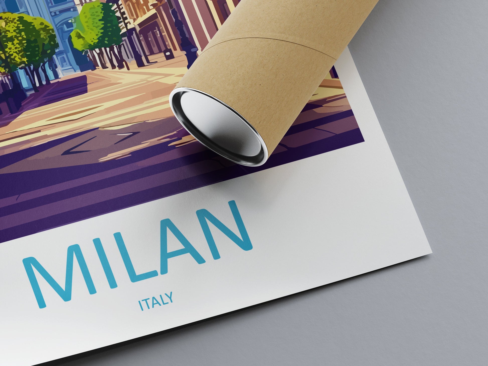Milan Travel Print Wall Art Milan Wall Hanging Home Décor Milan Gift Art Lovers Spain Art Lover Gift Milan Wall Décor Ibiza Spain Print